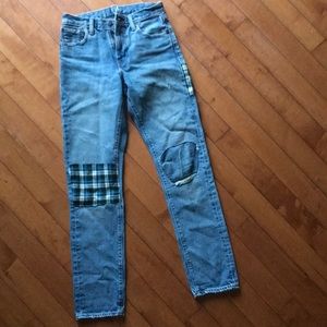 DIY detailed Levi’s 505